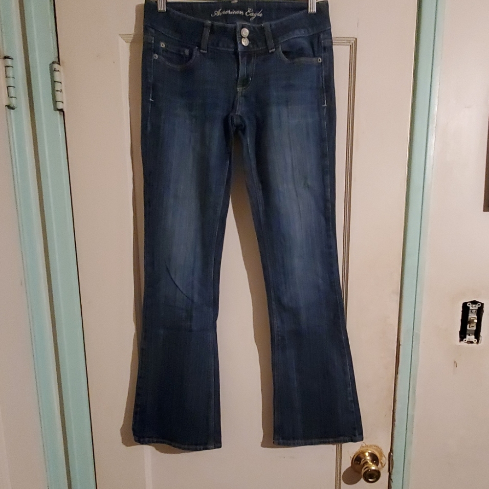 Stretch bootcut jeans